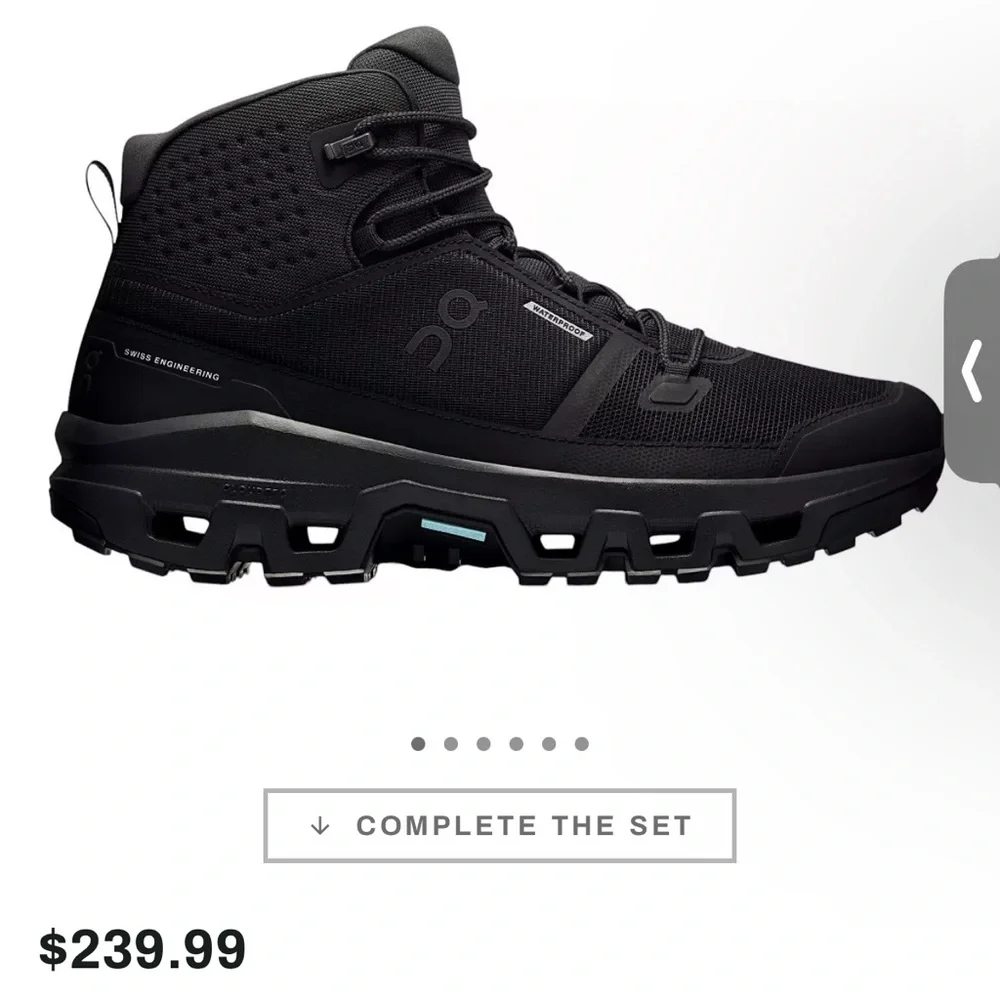 On Running Men's Black Boots